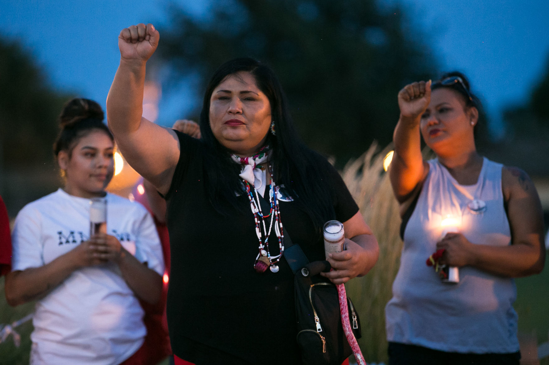 Candlelight vigil for Rosenda Strong